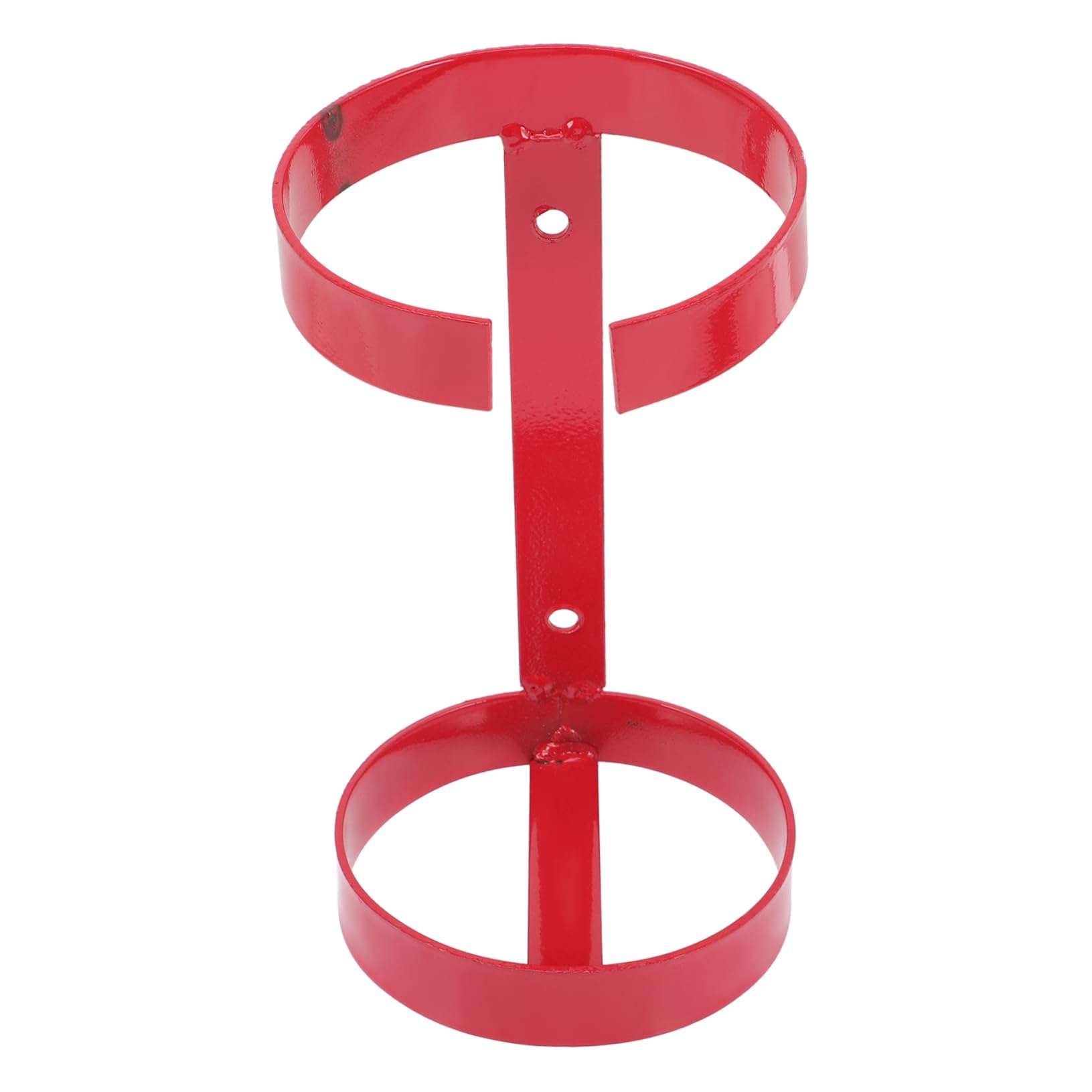 Lurrose Supporto per Estintore in Metallo Rosso Compatibile Auto e Casa, Montaggio a Muro Facile