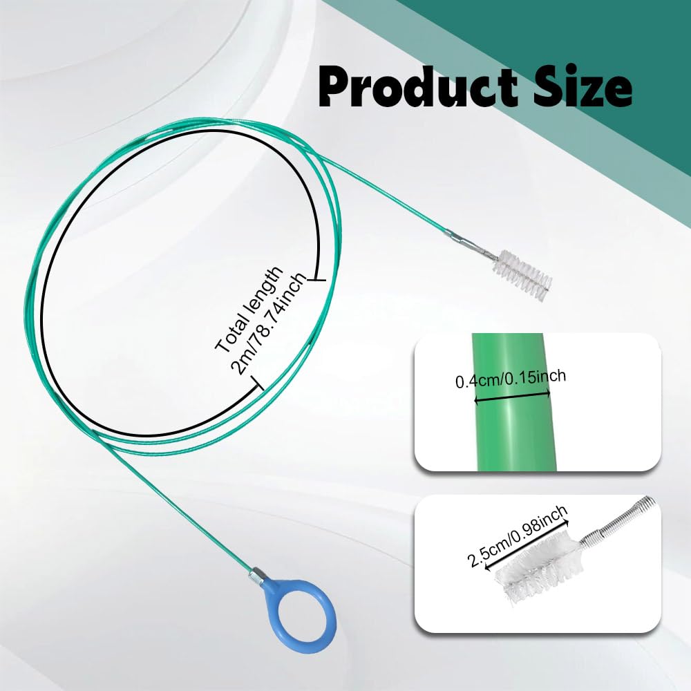 Herramienta de limpieza de drenaje de techo corredizo automático, equipo de lavado de automóviles, cepillo de drenaje flexible de 78 pulgadas para coche, cepillo de limpieza de tubos,
