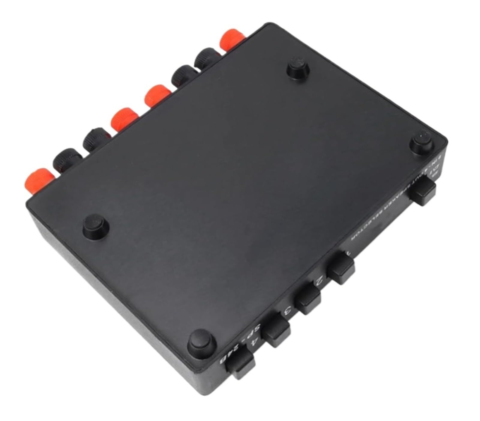 For Mini sélecteur audio stéréo 2 en 4 sorties SP-24B, boîtier de commutation d'amplificateur, séparateur de haut-parleur for configuration multi-pièces de cinéma maison