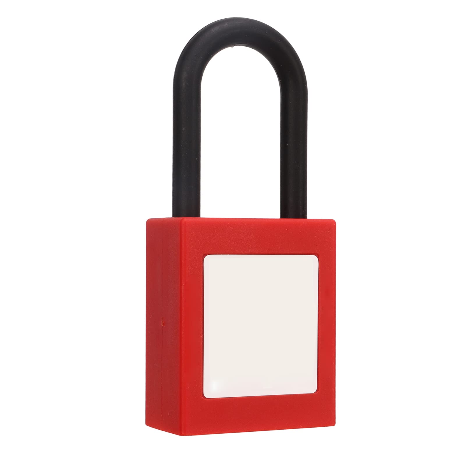 Fabater 10 szt. Zestaw Zamków Lockout Tagout, Zestaw Kłódek Bezpieczeństwa z izolacją nylonową do Przemysłowych urządzeń Chemicznych do Zasilania energią elektryczną, Blokady Kabla Zabezpieczającego z