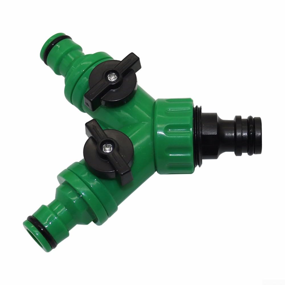 GZhaizhuan 8 connettori per tubo, 10 mm, 2 vie, a forma di L, raccordo