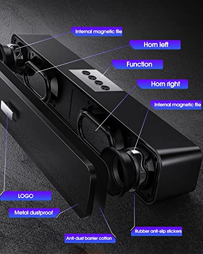 Bluetooth Lautsprecher,Tragbarer Lautsprecher,Fantastischer Sound,Kabellose Wasserdicht Ragbare Musikbox Enormer mit Dualen Bass-Treibern AUX/TF-Karte, Mikrofon für Handy PC TV (Keine Lichter) – Bild 4