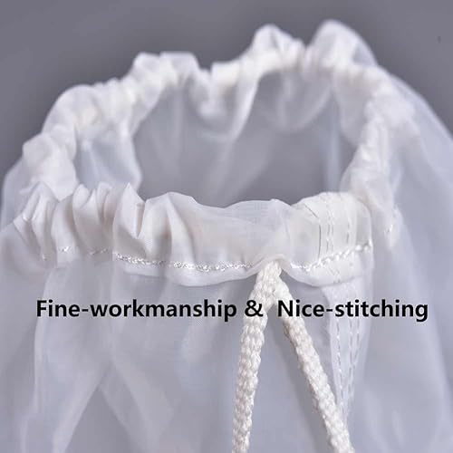 Miniatura 8 de Alimentos de cocina Bolsa de colado Jelly Colador Nylon 120Micron Hogar Vino Brew Bolsa Extracción Saco 12x18in