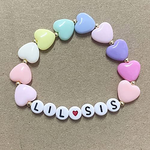 Image of Sister's Big Bracelet Gift, Little Girls' Sister Jewelry