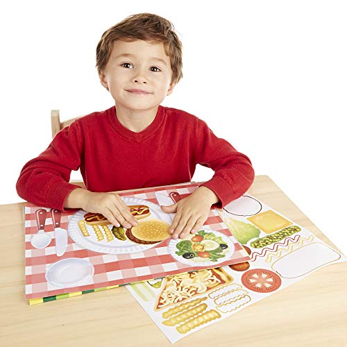 Melissa & Doug Sticker Pads Set: Sweets And Treats, Make-A-Face Fashion, And Make-A-Meal #TOP2