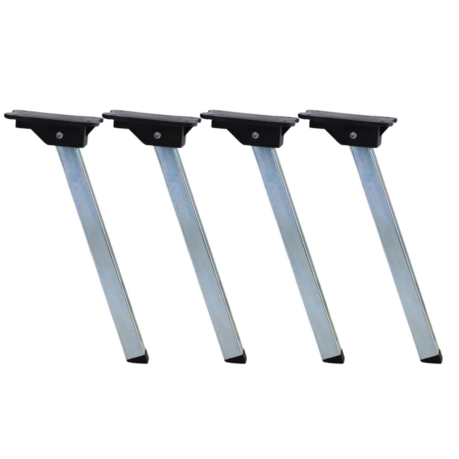 4 ADET Sofra Ayağı 25 cm Metal Plastik Siyah Taban Katlanır Yer Sofrası Sini Altı Mobilya Ayak Masa