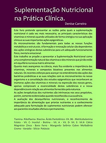 Suplementação Nutricional na Prática Clínica Vol I 3ª Edição