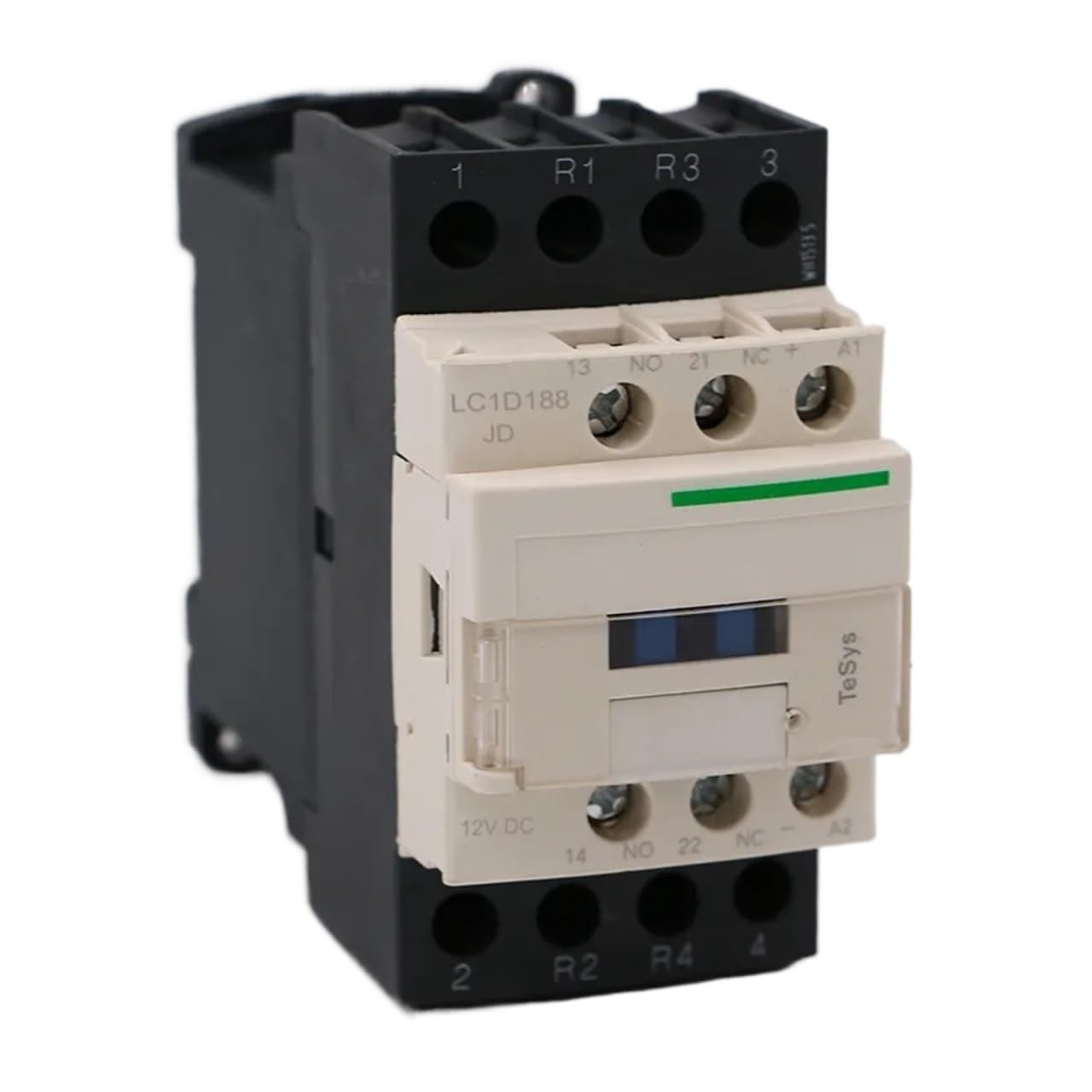 Contacteur de puissance LC1D188JD 32A robuste à commande 12V CC pour armoire électrique