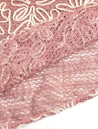 Image of ZAFUL Women's Sarong Coverups Bathing Suit Cover Up Mini Skirt | Textured Mesh, Scalloped Hem,Multiway Cover Up, One Piece Style, Triangle Bikini Cover Up Mini Skirt,One Size