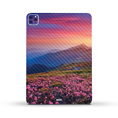 Image of MightySkins Carbon Fiber Skin Compatible with Apple iPad Pro 11 inch M2 4th Gen (2022) Full Wrap Kit - Field of Color | Protective Durable Textured Carbon Fiber Finish | Easy to Apply | Made in The USA