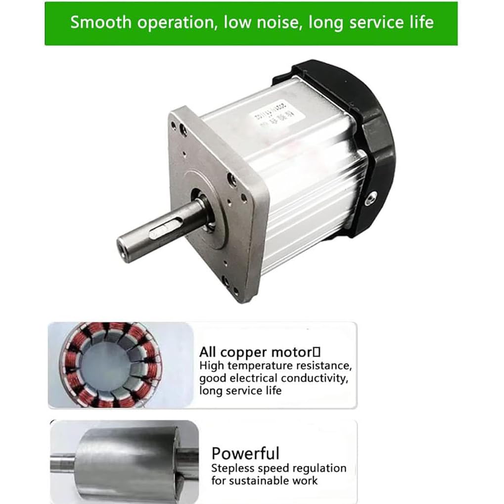 Kit Servomotore CC Senza Spazzole Ad Alta Potenza 220 V, BLDC, Controllo Digitale Della Velocità 200-5000 Giri/min, Può Essere Avanti E Indietro, Per Macchina Per Tornitura a Cinghia Per Tornio
