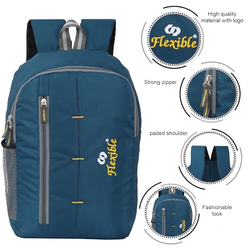 Image of 25L Laptop Backpack Lightweight Bag With One Compartment For Collage, Tution, Office & Picnic