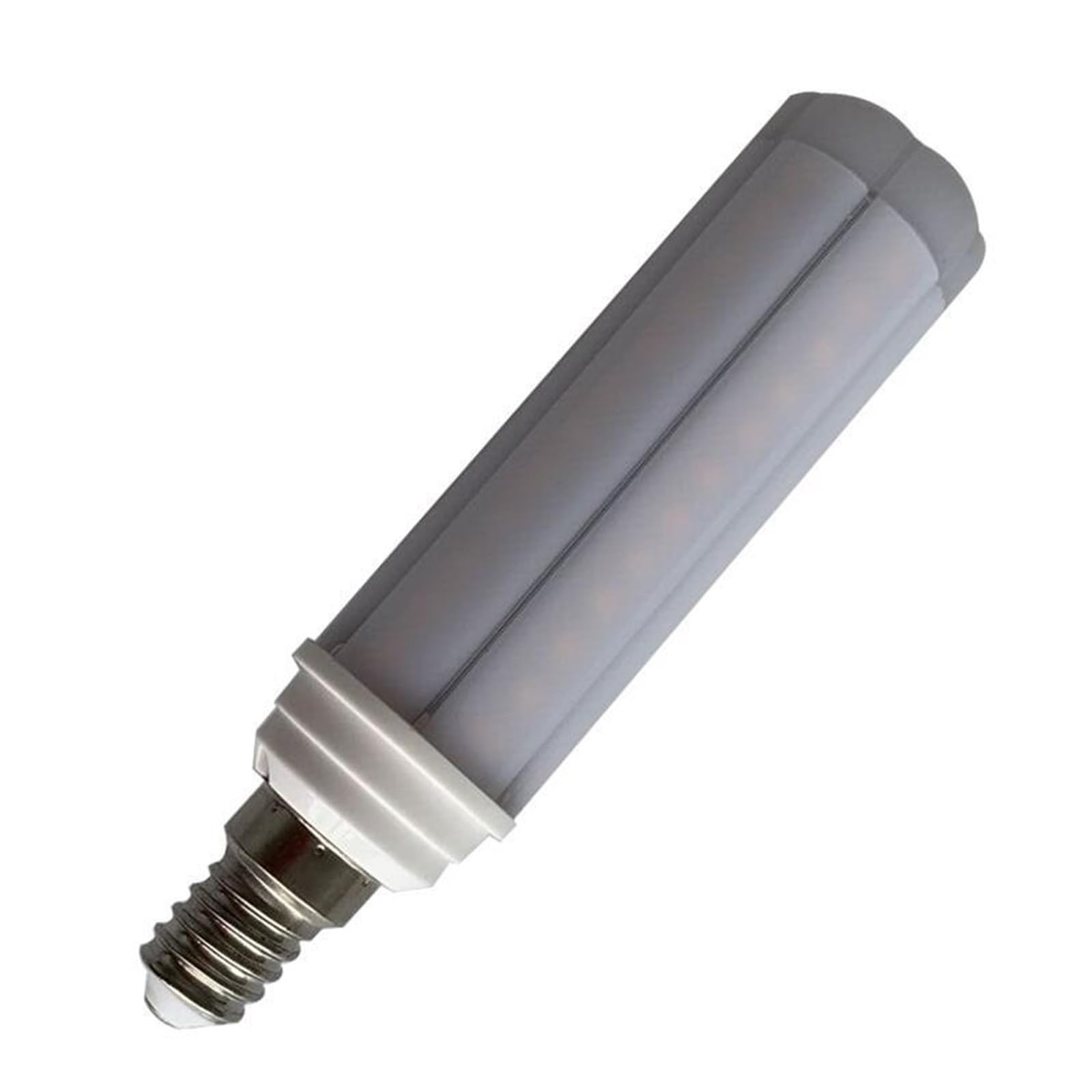 Cebula kukurydziana Światło Kukurydziane LED 2 Szt. E14 G24 LED/12 W 360 Stopni Włożone Poziomo Ilość Lampy Oświetleniowe Do Domu Komercyjnych Opraw Przemysłowych High Bay,do lampy sufitowej(Milk)