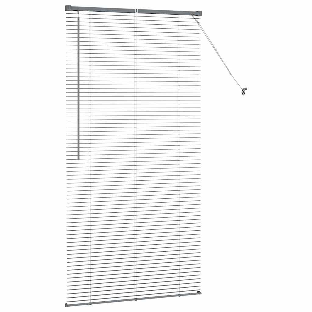 Store Vénitien en Aluminium Gris Foncé 175 x 90 cm, Store Tamisant à Lames Orientables pour Fenêtre de Cuisine, Salon et Bureau, Brise-Vue Intérieur Ajustable