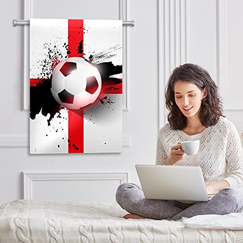 Drapeau Angleterre football 30x45 double face polyester