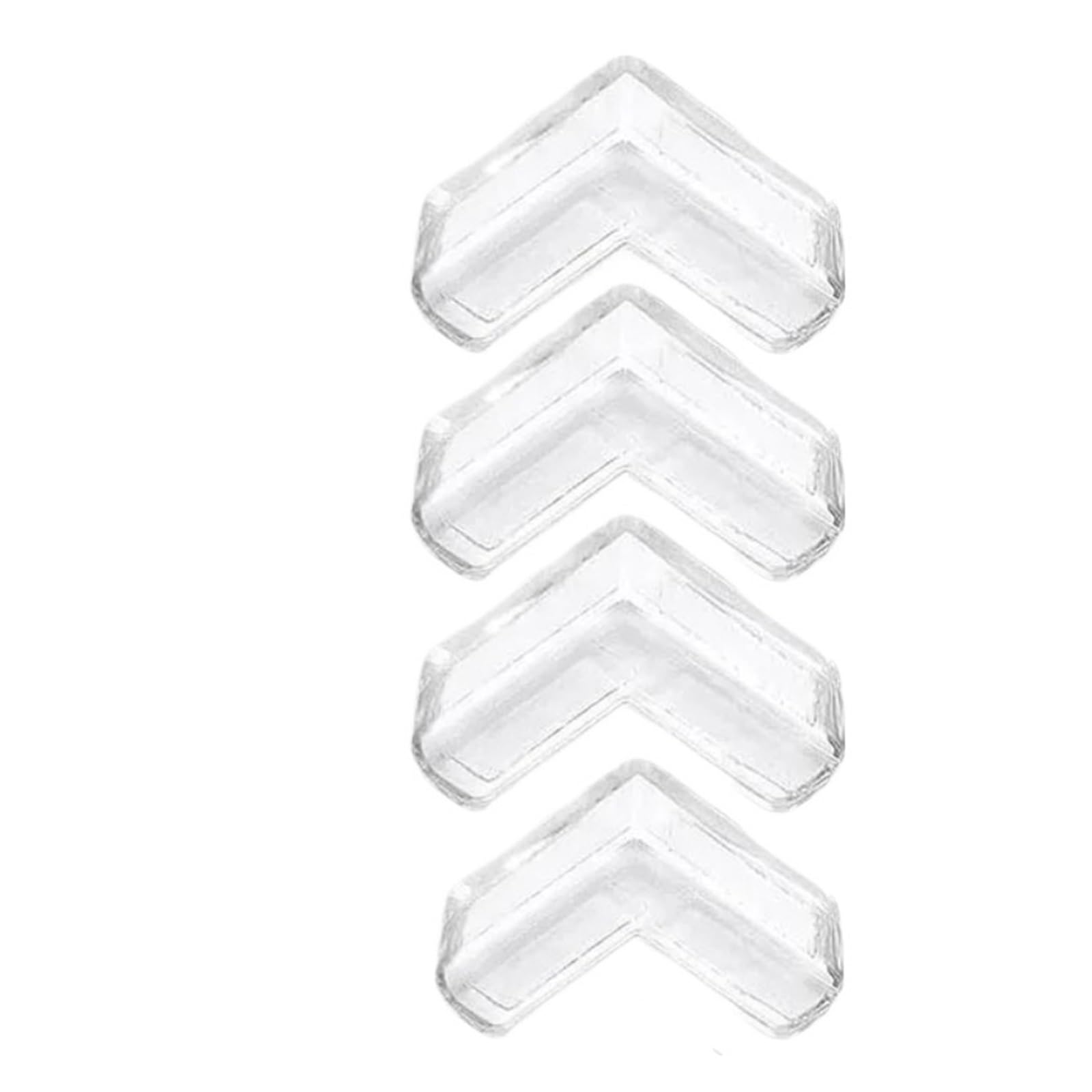 4/8/10/12/24/40/50/100pcs Silicone Di Sicurezza for Bambini Proofing Edge Protector Morbido Trasparente for Anti Collisione Tavolo Angolo Copertura Protezione(01,100pcs)