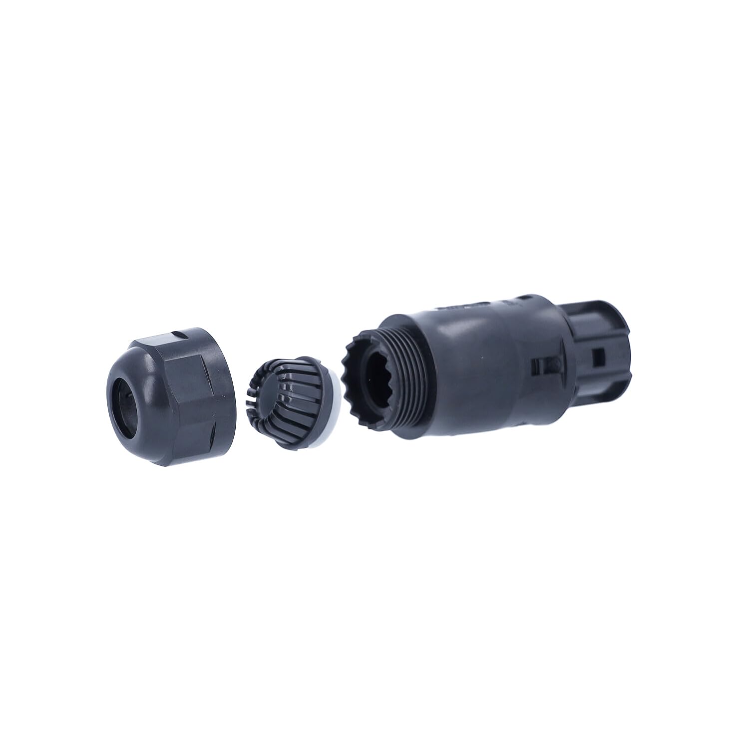 as - Schwabe Betteri BC01 Presa - connessione microinverter monofase - per cavi Ø10-14mm (fino a 4mm²) - tripolare (L,N+PE) - 230V/max. 25A, -40°C～+85°C - IP68 - Nero, 62087