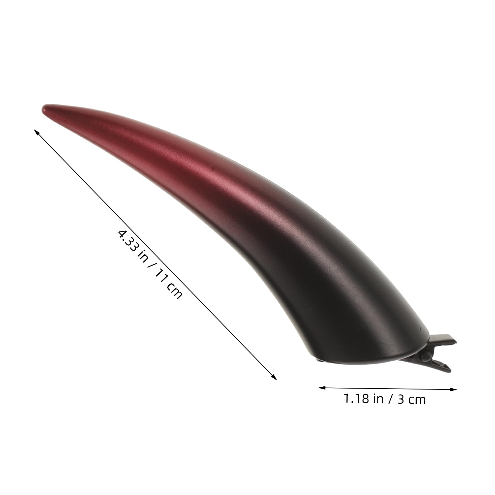 3 Paar Teufelshörner Haarspangen - Halloween Cosplay Deko