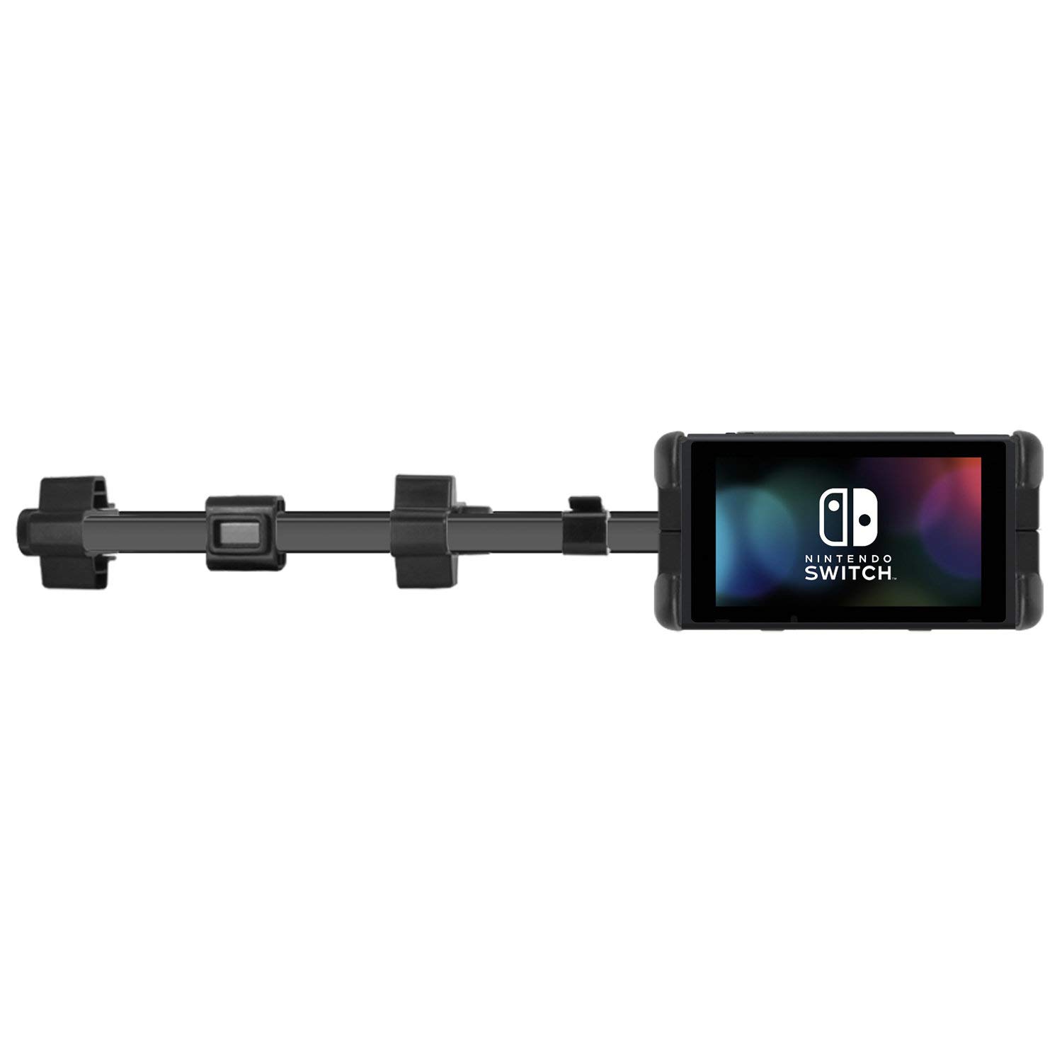 Macally HRMOUNTPRO, supporto per auto poggiatesta, Nero, per tutti i iPad e tablet PCs fino a25 cm di larghezza