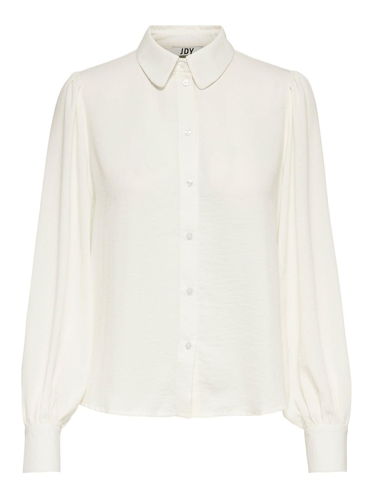 Jacqueline DE Yong Female Long Sleeve Shirt Plain, Cloud Dancer, S