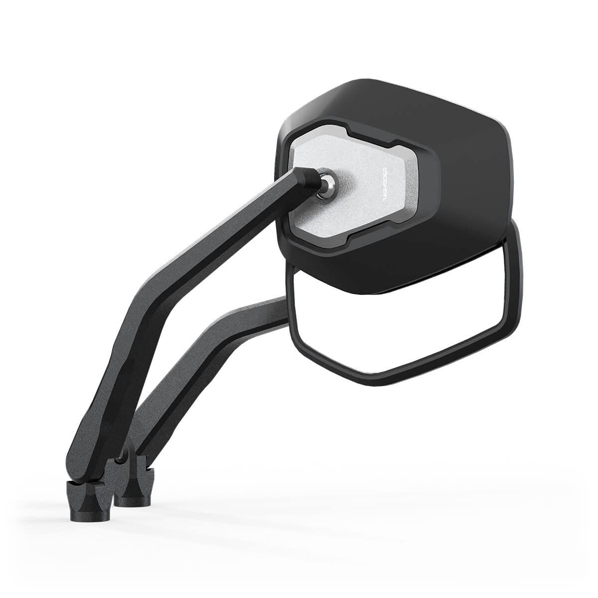 Espejo HIGHSIDER ESAGANO-RS para moto, el accesorio negro y plata ideal para rutas urbanas 5
