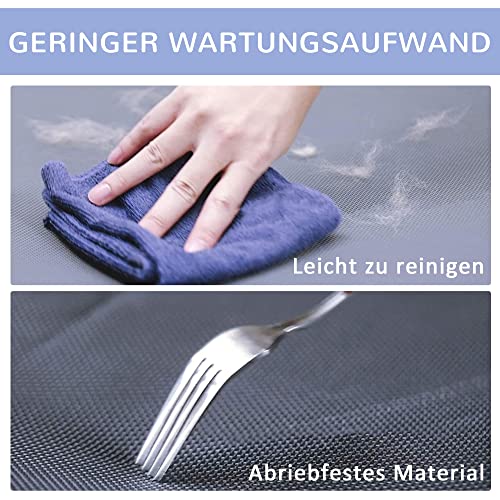 PawHut Hundeliege Outdoor, Erhöhtes Hundebett für Grosse Hunde, Kühlende Haustierliege Katzenbett mit Waschbares Mesh Metallrahmen für Garten Camping, 92 x 76 x 18 cm, Blau