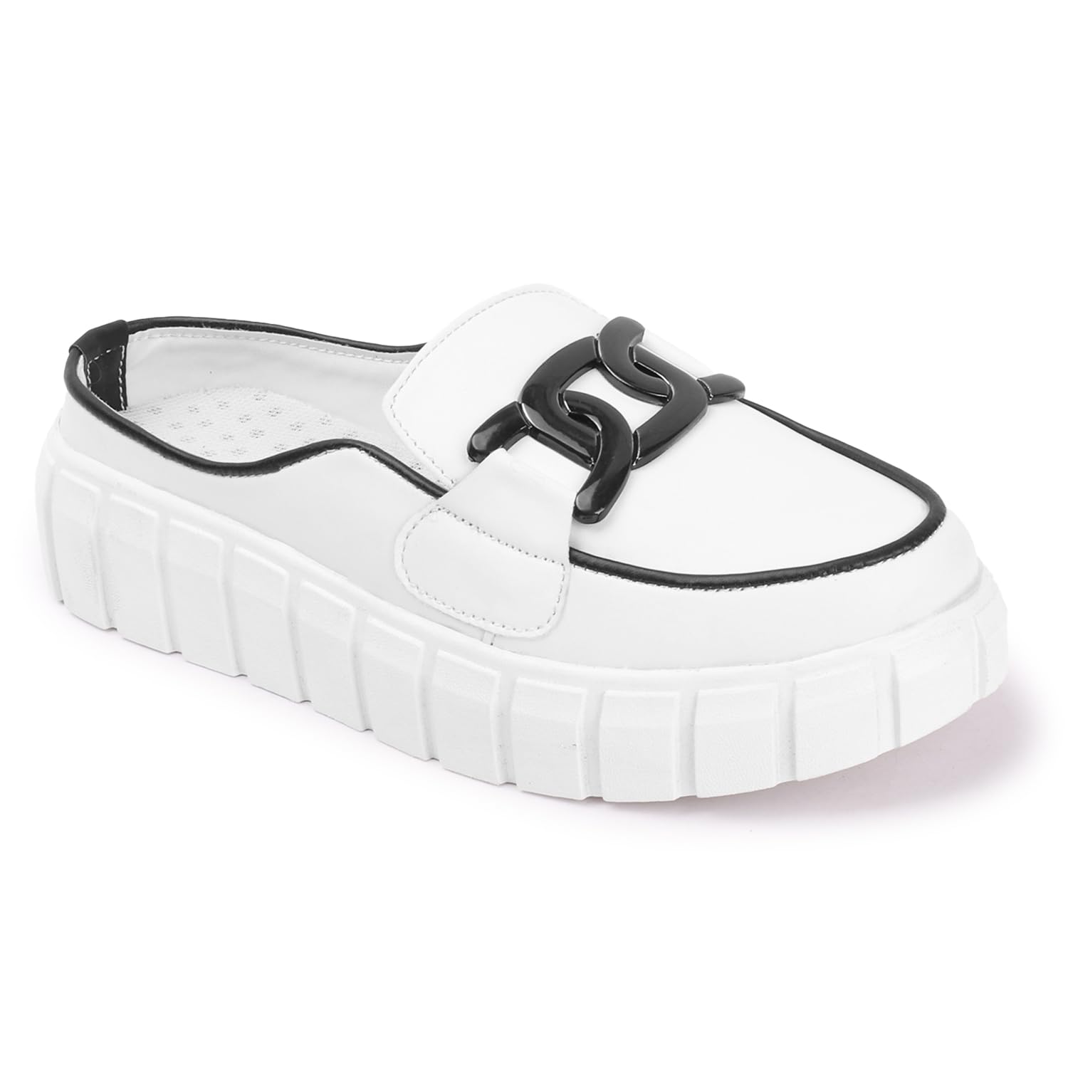 PREKANZO Womens Outdoor Fashion Comfort Open Back Half Casual Shoes White (B0CYLKZ6RC) Amazon Price History, Amazon Price Tracker
