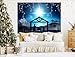 Alltten 7x5FT Christmas Backdrop Nativity Scene Backdrop Nativity Banner Christmas Party Decoration F229