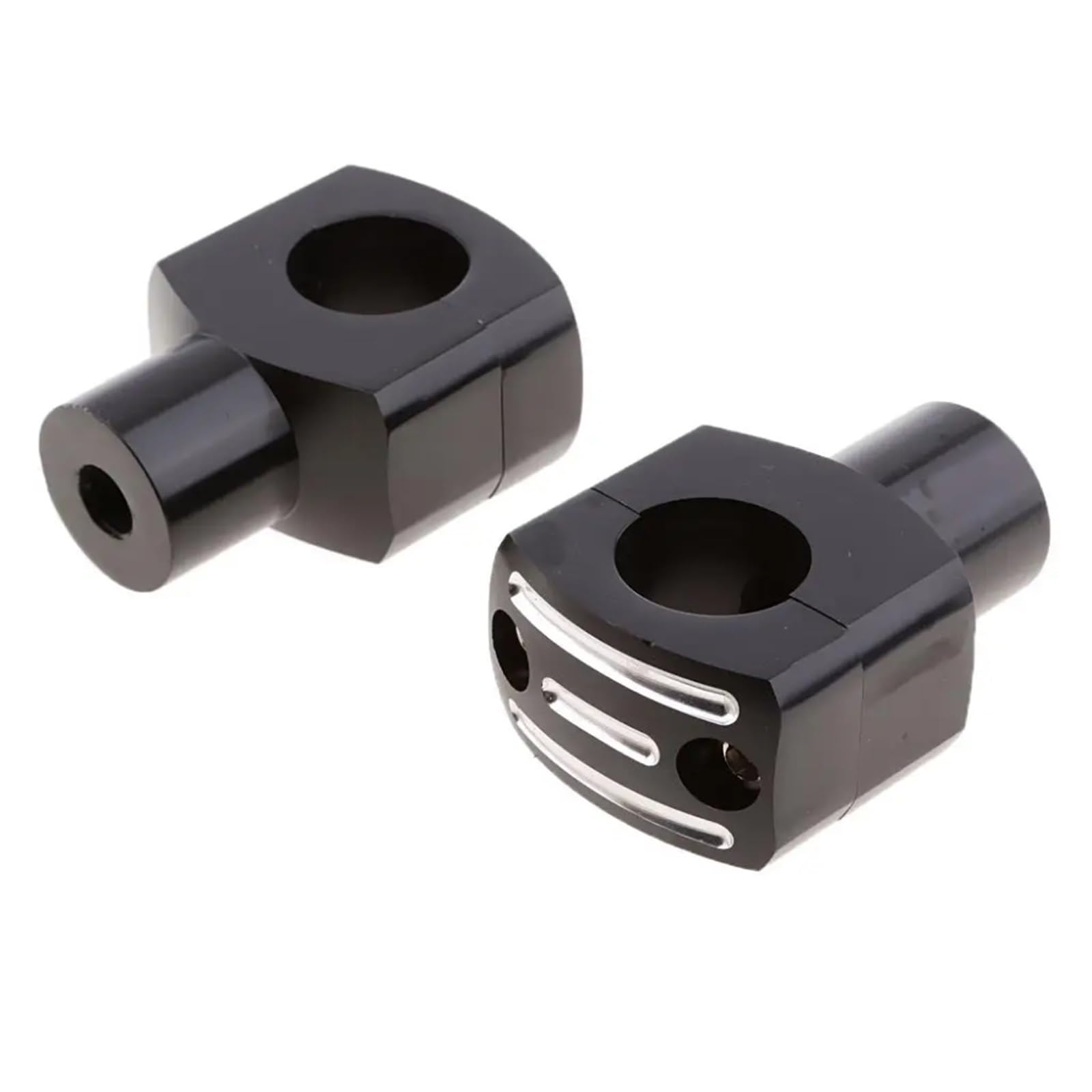 Moto Riser Manubrio Compatibile con Cruiser per Chopper Moto Pollici 25mm Manubrio Riser Inserti Manubrio Morsetto di Montaggio Moto Motocicletta Riser Manubrio