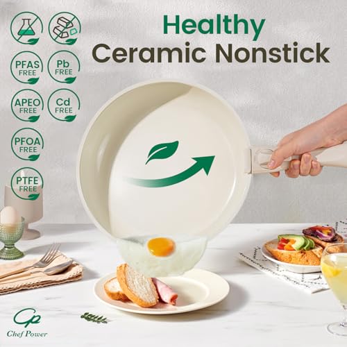 Chef-Power-Ceramic-Cookware-Set-Non-Toxic-with-Detachable-Handles-Healthy-Nonstick-Pans-and-Pots-Set-19-Pcs-Induction-Dishwasher-Oven-Safe-Kitchen-Set-PFAS-PFOA-PTFE-Free-Cream-White