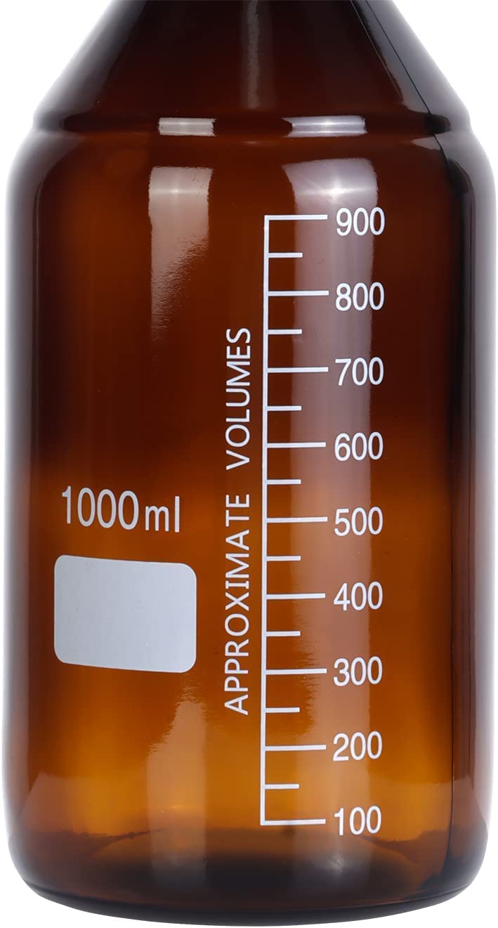 Amazon.co.jp: Basstein 実験室用メディアストレージ 琥珀ボトル