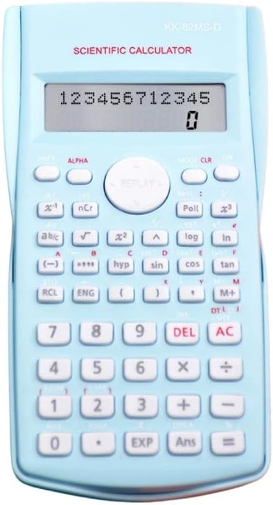 WESOKE® Scientific Calculator for Students Multi-Function Calculator for Exams, Accounting & Statistics - Blue