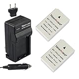 Newmowa EN-EL24 Battery (2-Pack) and Charger kit for Nikon EN-EL24 and Nikon 1 J5