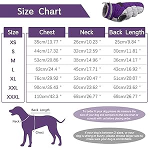 FUAMEY-Dog-CoatWarm-Dog-Jacket-Winter-Coat-Paded-Dog-Fleece-Vest-Reflective-Dog-Cold-Weather-Coats-with-Built-in-Harness-Waterproof-Windproof-Dog-Snow-Jacket-Clothes-with-Zipper-Purple-Large - Cucciolini Doodles   FUAMEY-Dog-CoatWarm-Dog-Jacket-Winter-Coat-Paded-Dog-Fleece-Vest-Reflective-Dog-Cold-Weather-Coats-with-Built-in-Harness-Waterproof-Windproof-Dog-Snow-Jacket-Clothes-with-Zipper-Purple-Large