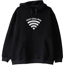 Don't Steal Mine Siyah Hoodie