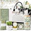 Thank You Gifts for Women, Administrative Professional Day Gifts, Employee Appreciation Office Gift for Coworkers Farewell Thank You Gift Basket for Boss Teacher Nurse Employees w/ Canvas Tote Bag