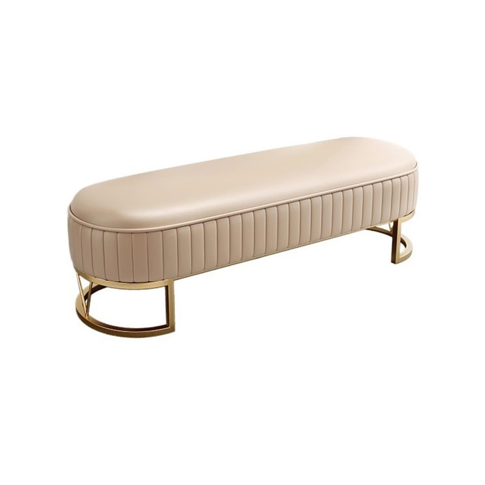 WDSOPK Ottoman For Bedroom Home Simple Bedside Stool Bedroom Sofa Stool Bedside Stool Pu Leather Cushion Shoe Changing Bench End Of Bed Bench,C 120 * 45 * 42Cm（A-120 * 45 * 42cm）