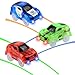 Strax Bahn Auto, Carrera Strax Autos Leuchtendes Spielzeugautos Rennstreckenzubehör Kompatibel mit Magic Tracks Glow Track Ersatz Jungen und Mädchen-3er Pack (Rennauto)