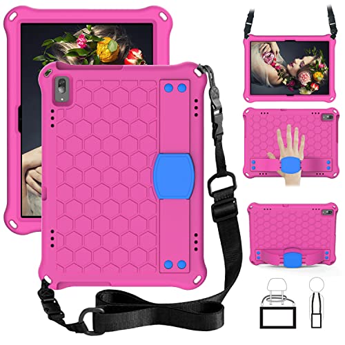 Protège-tablette Lenovo Tab P10 et E10 étui de protection EVA léger rose et bleu