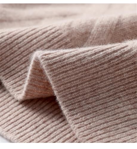 Men Merino Wool Pullover O-Neck Long Sleeve Sweater Knitwear Winter Thickened Warm Light Clothing4