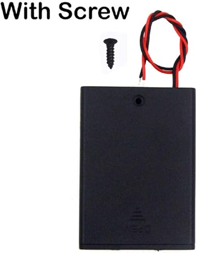 Miniatura 8 de (Paquete de 4) Soporte de batería AA con interruptor y tapa 1 soporte de batería AA individual con tapa, 1 soporte de batería AA con interruptor, 1