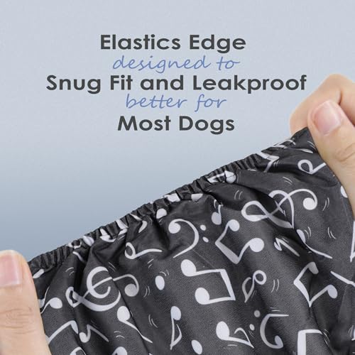 Image of wegreeco Washable Male Dog Belly Band (Stylish Pattern)- Pack of 3 - Washable Male Dog Belly Wrap, Dog Diapers Male (Cool Design, Large)