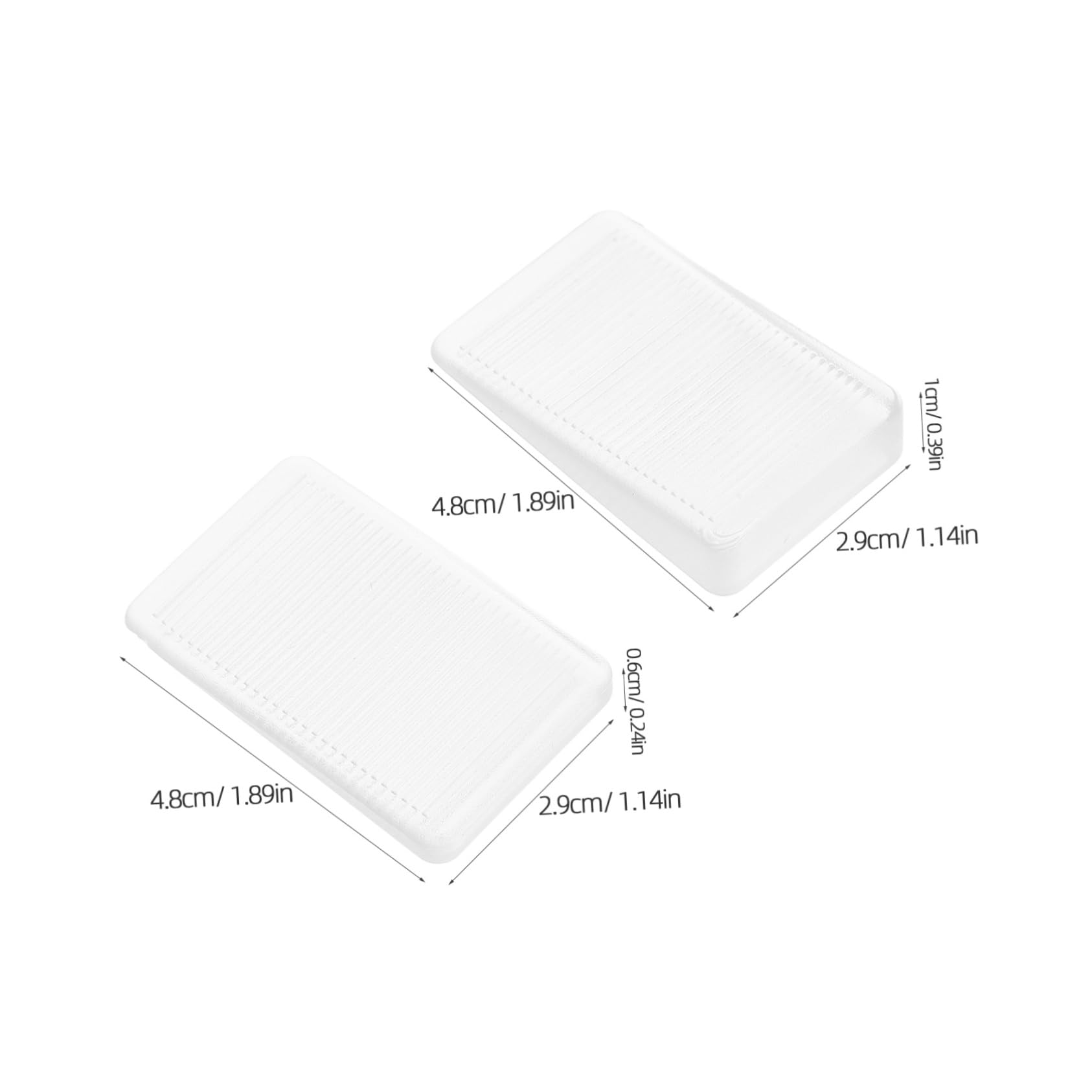 Cabilock Furniture Wedge Leveling Kit 8pcs Shims Table Leg Levelers Door Shims Cabinet Bumpers Stabilizers for Cabinets and Refrigerators