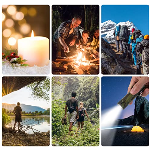 Waterproof Lighter USB Plasma Lighter Rechargeable Electric Lighter Waterproof with Flashlight Flameless Lighter Windproof Arc Lighter for Outdoor Camping Hiking (Camouflage)
