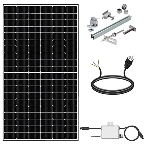 380Watt Plug and Play Solaranlage Komplettset - Stockschrauben Quer 15M Schukostecker- CamperGold Cover