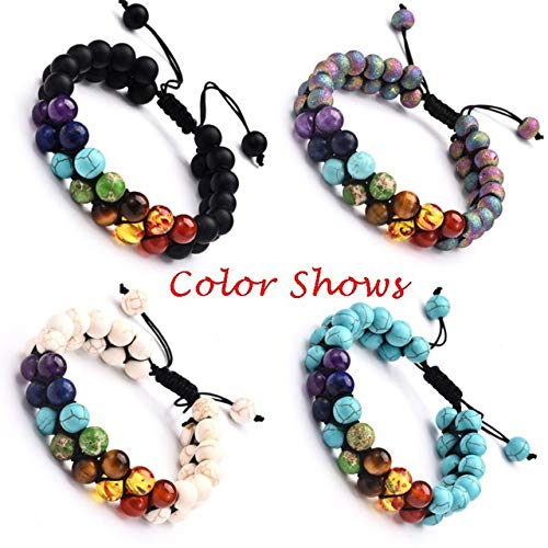 EmNarsissus Pianeti Braccialetto di Perline Uomo