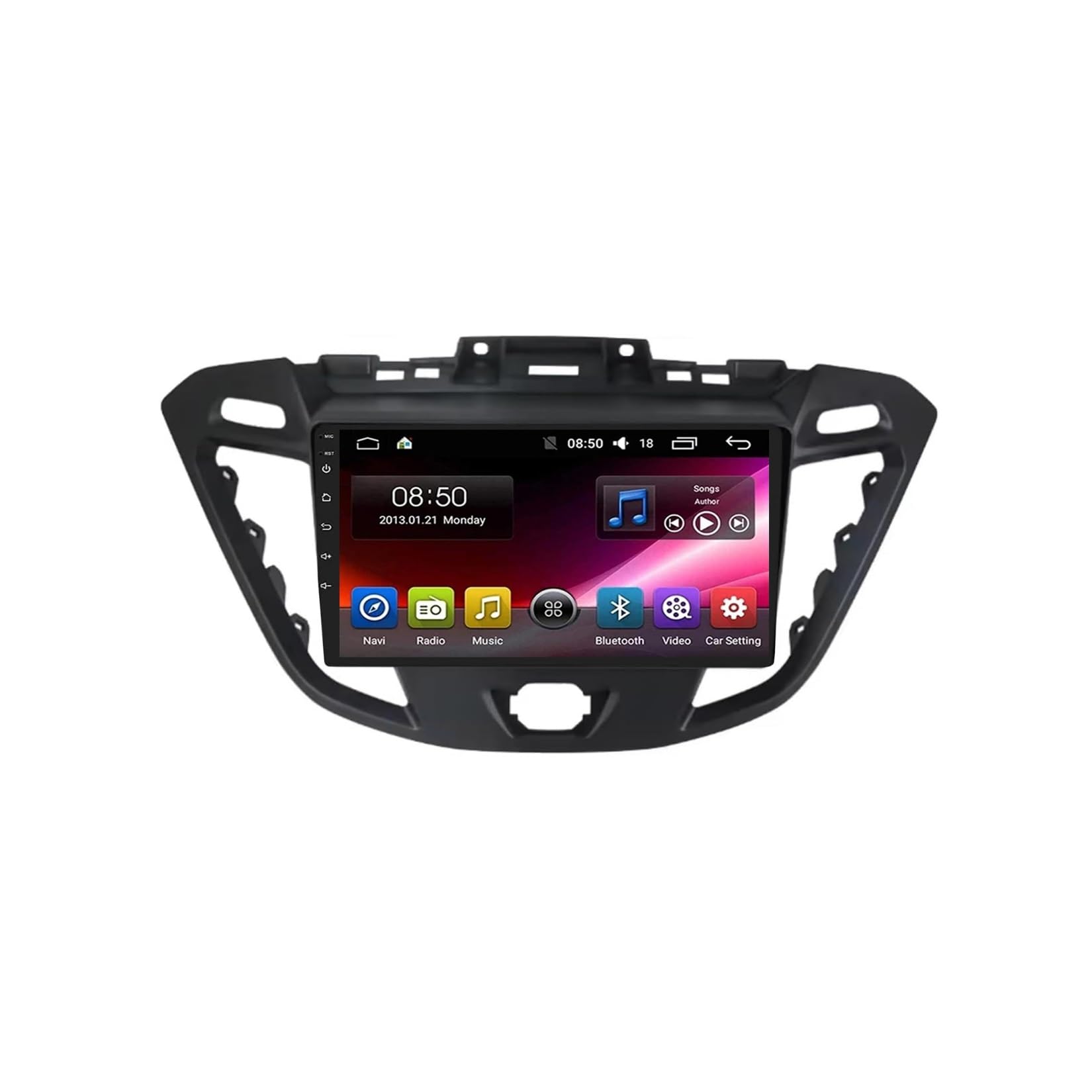 Radio Samochodowe dla Ford Transit Tourneo Custom 2012-2021 Mirror Link, Asystent Głosowy, Nawigacja Na Żywo, Ekran Dotykowy, Bluetooth, 8 Rdzeń 4G+64G