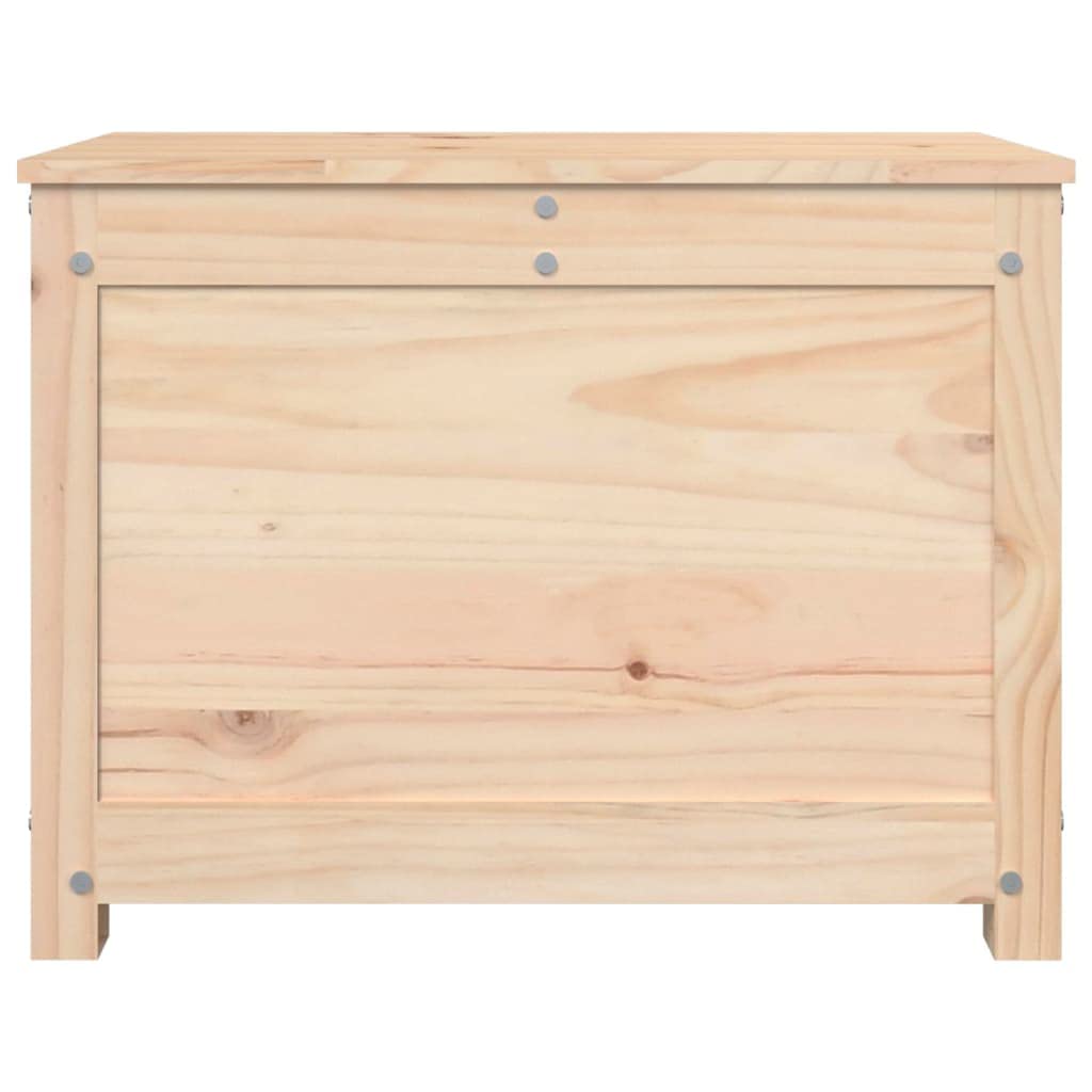 vidaXL Truhe, Aufbewahrungsbox mit viel Stauraum, Aufbewahrungstruhe mit Deckel mit Gasdruckfeder, Werkzeugkasten Holzbox Holztruhe, Massivholz Kiefer