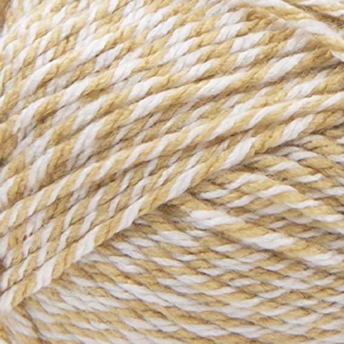 Image of LION BRAND YARN COMPANY YARN BASIC STITCH AN TAN /WHITE
