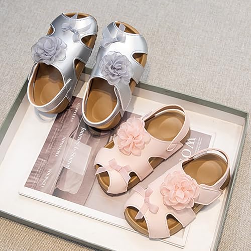 IWIHMIV Girls Beach Sandal Kids Open Toe Outdoor Water Sandals Non Slip Lightweight Comfortable Soft Sole Shoes4